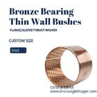 CuSn8 Thin Wall TIn Bronze Sleeve Bushes For Agricultural Machinery