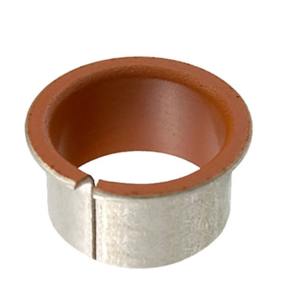 شراء Metal-Polymer Low Friction Plain Bearings شفة جلبة حمراء مطلية  شجيرات طوق التصنيع عبر الإنترنت